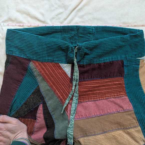 Colorful Patchwork Pants - Picture 3 of 7